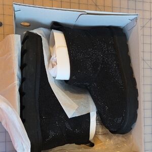 MICHAEL Michael Kors Sparkle Boots Black
